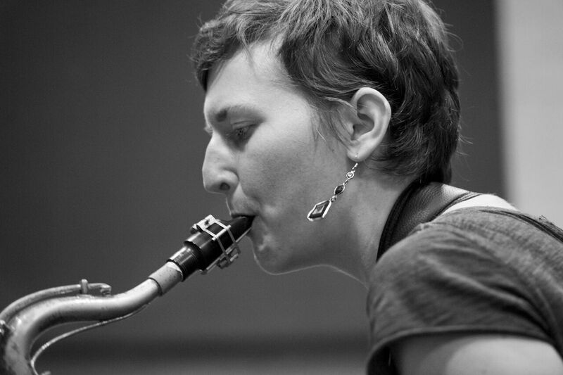 Anna Webber, Tim Berne, Adam Hopkins and Hank Roberts at Branded Saloon in Brooklyn