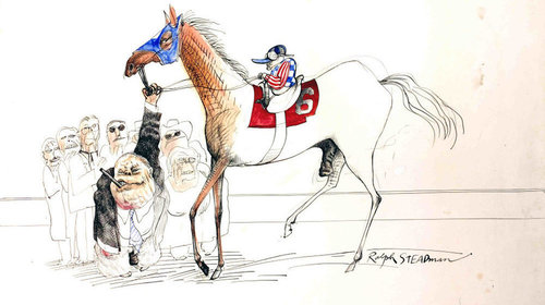 ‘The Kentucky Derby is Decadent and Depraved’ at Town Hall in NYC – music by Bill Frisell, featuring Tim Robbins as Hunter Thompson